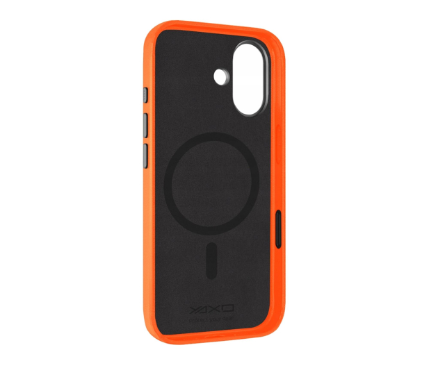 YAXO Leather Gear Slim Case MagSafe iPhone 17 Magma Orange - 1455890 - zdjęcie 3